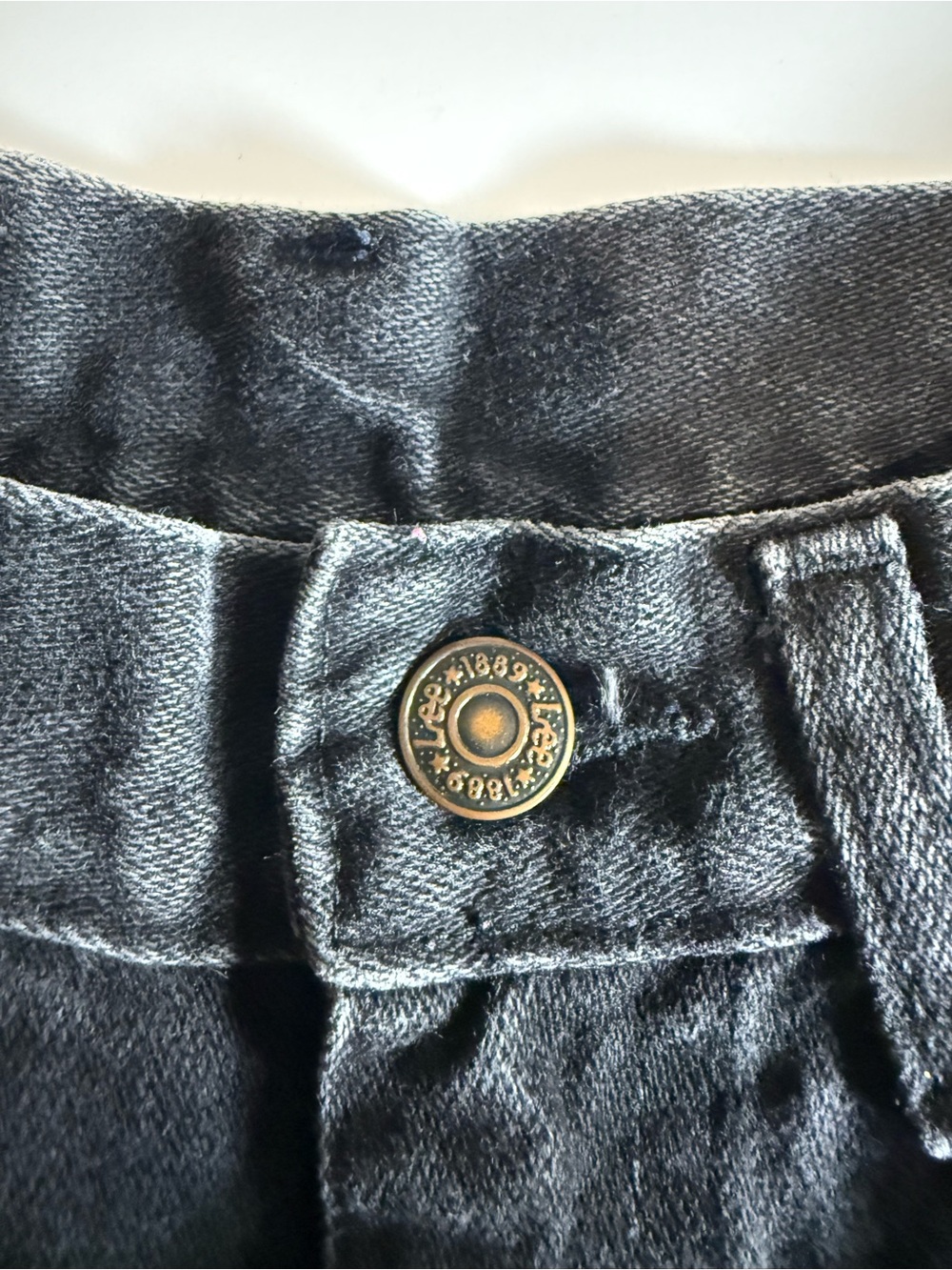Lee Charcoal Straight Leg Jeans - Picture 5 of 6